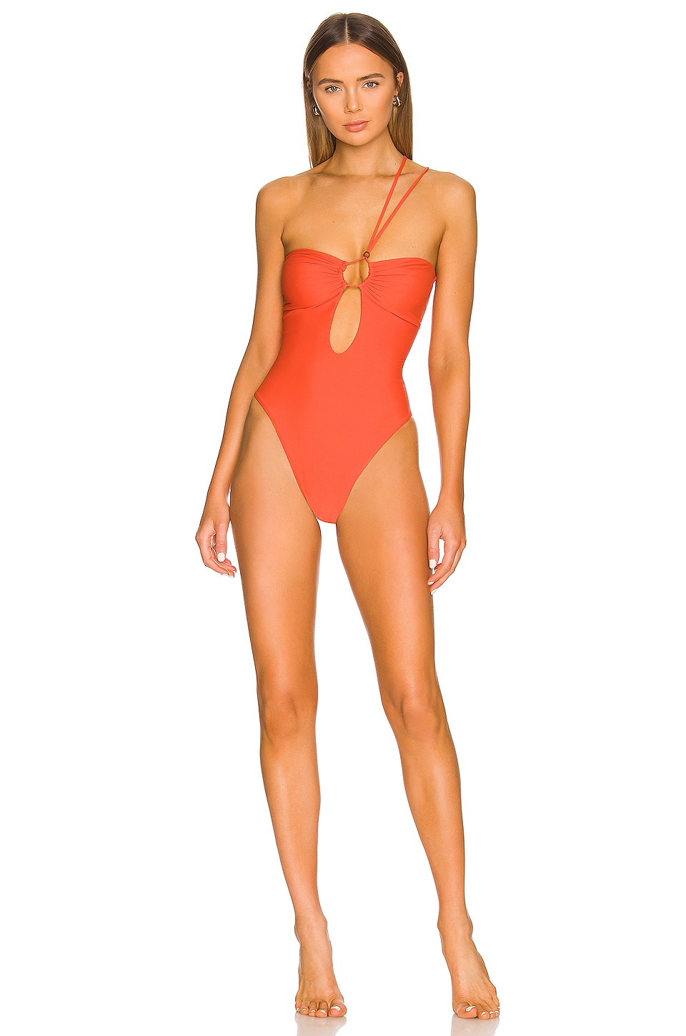 Tularosa Flirty One Piece in Coral