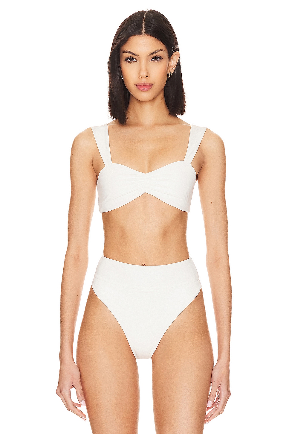 WeWoreWhat Vintage Bra Bikini Top in Off White