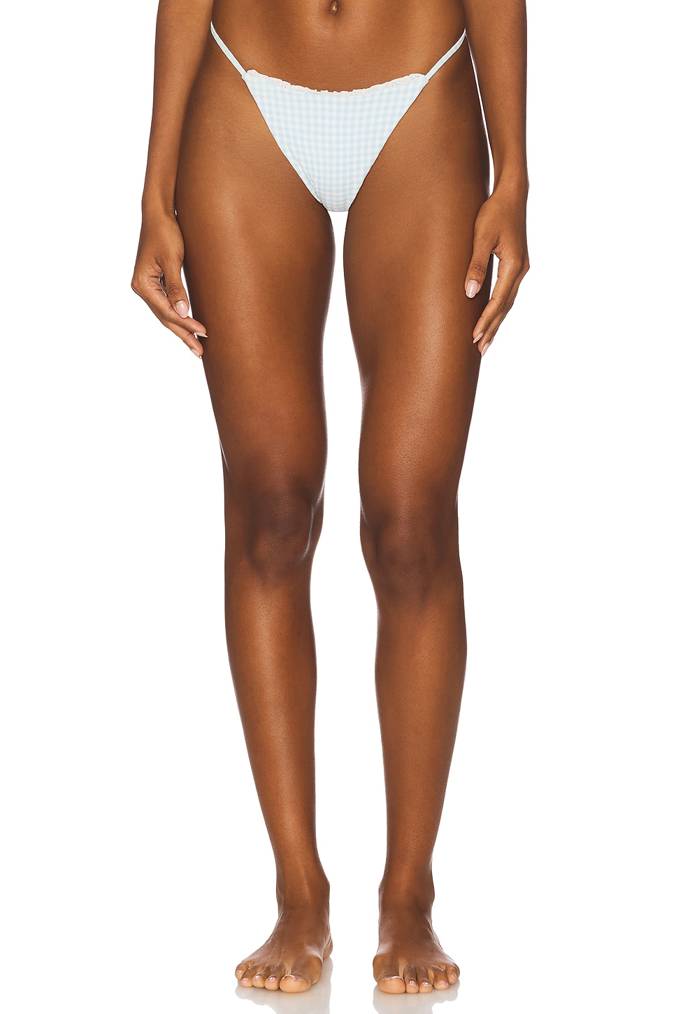 Etta Bottom in Blue Gingham View 1 of 5