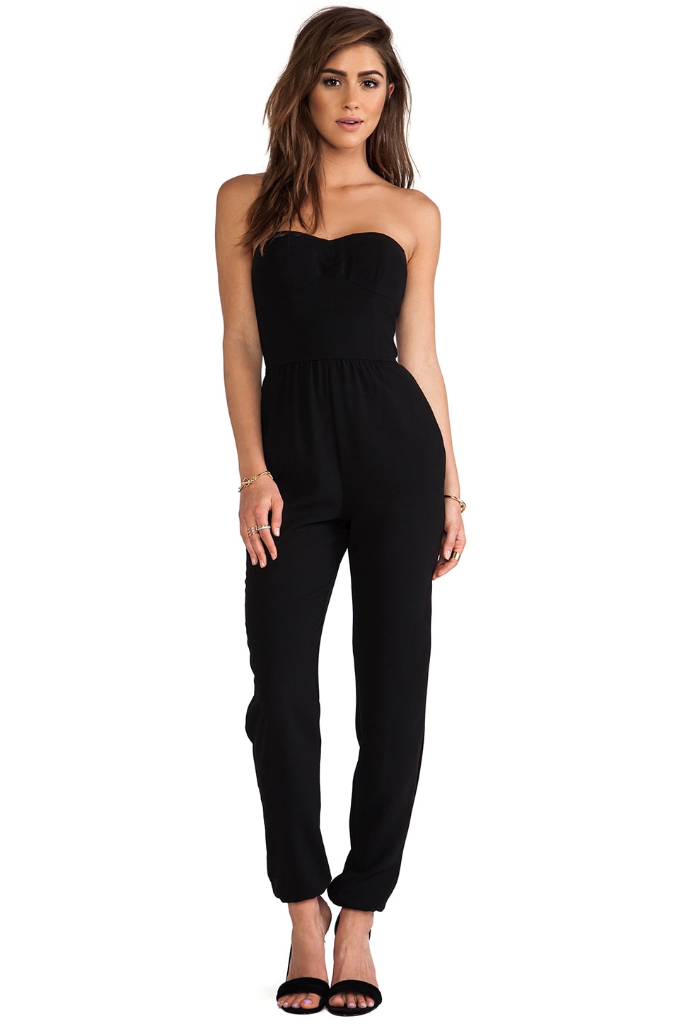 Twelfth Street By Cynthia Vincent Corset Jumpsuit in Black REVOLVE