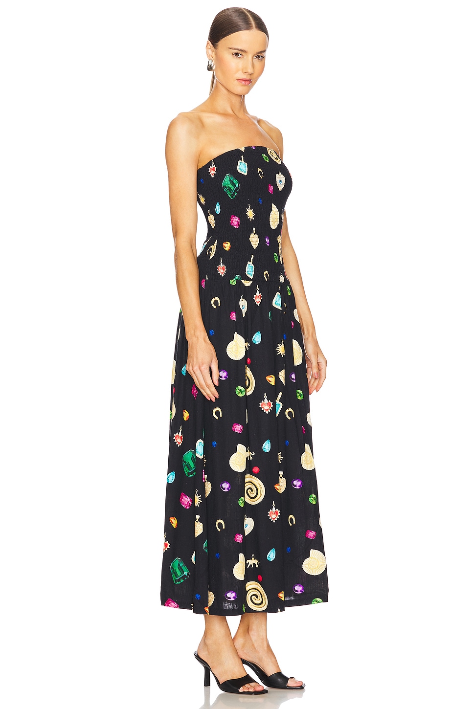 The Wolf Gang Alyss Maxi Dress in Noir Charm | REVOLVE