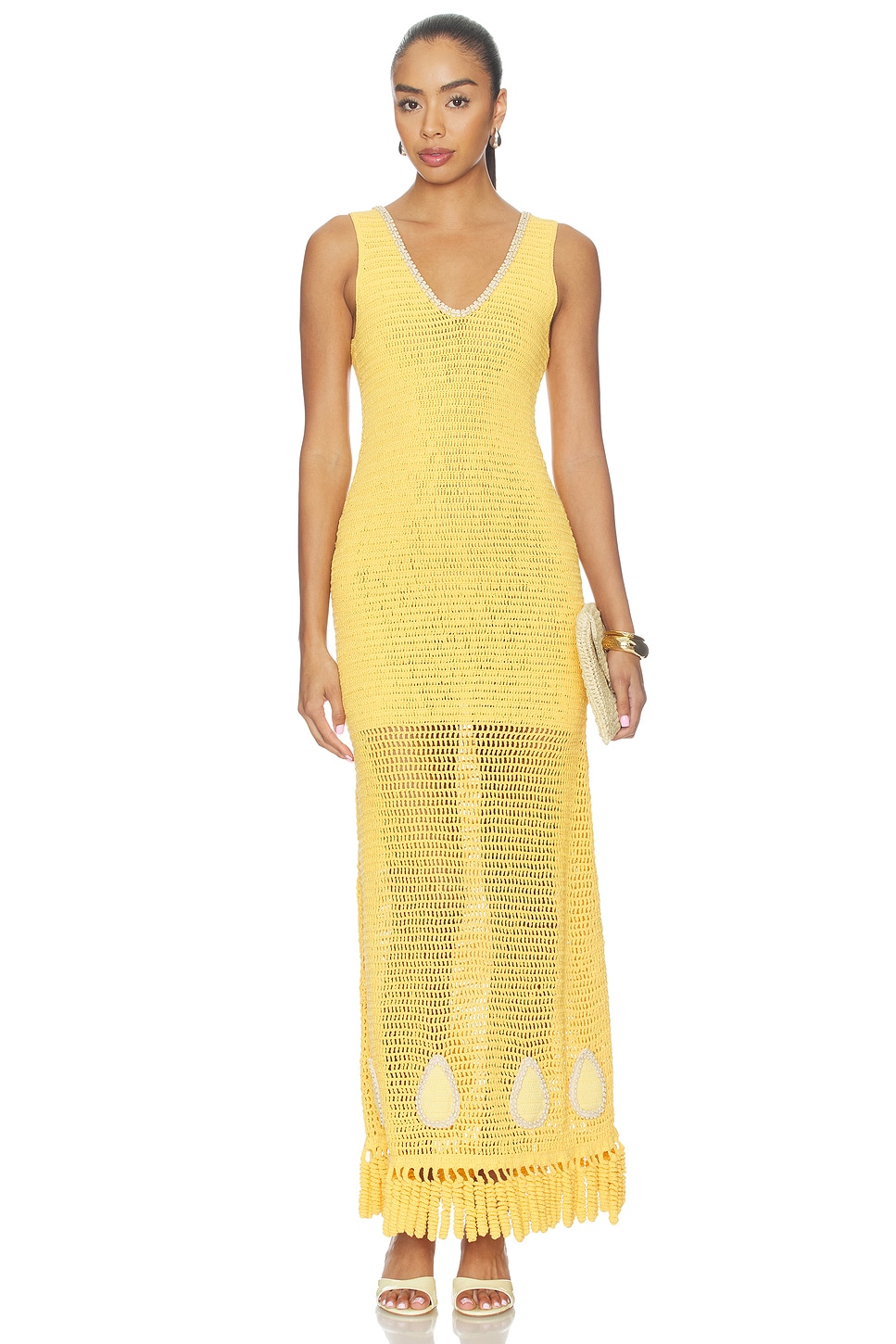 Naia Crochet Maxi Dress