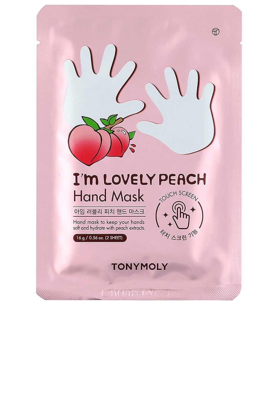 Shop Tonymoly I'm Lovely Peach Hand Mask In N,a