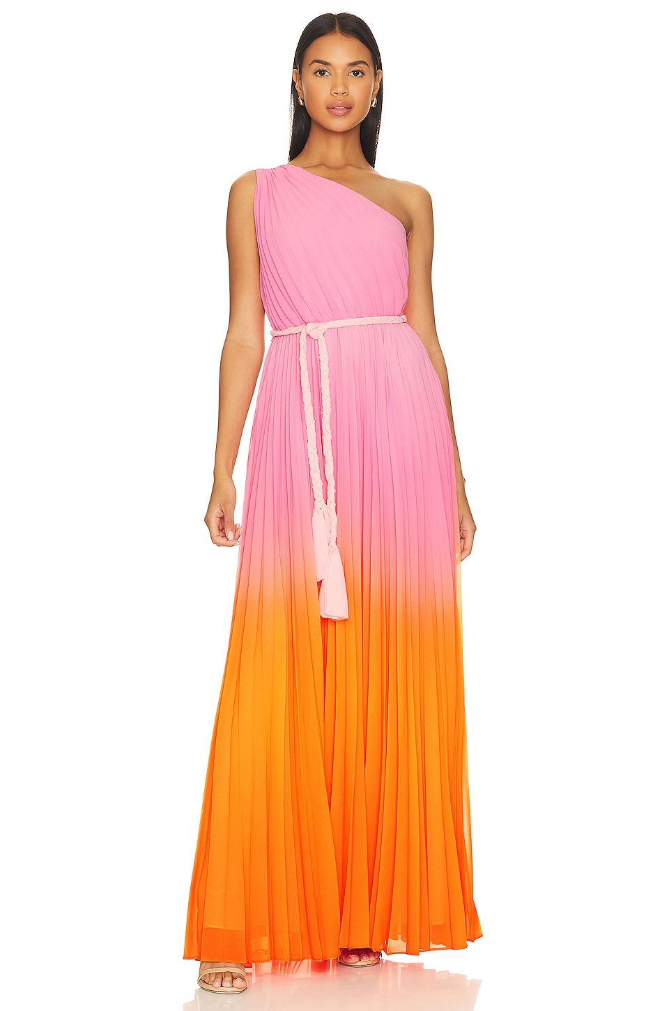 Amur pleated outlet gown