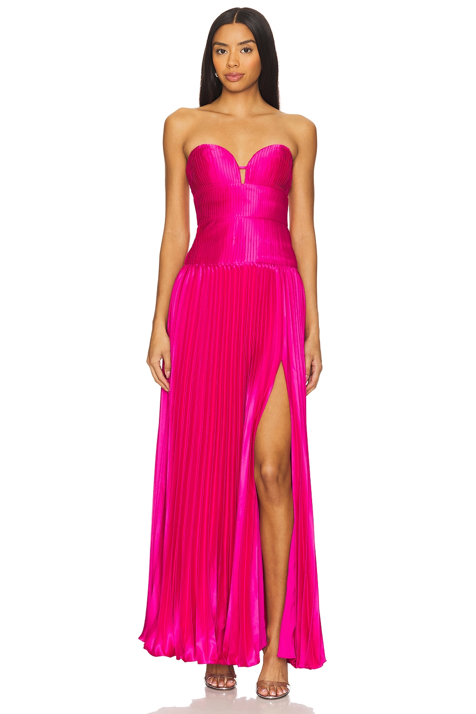 AMUR Ludlow Strapless Gown in Wild Orchid | REVOLVE