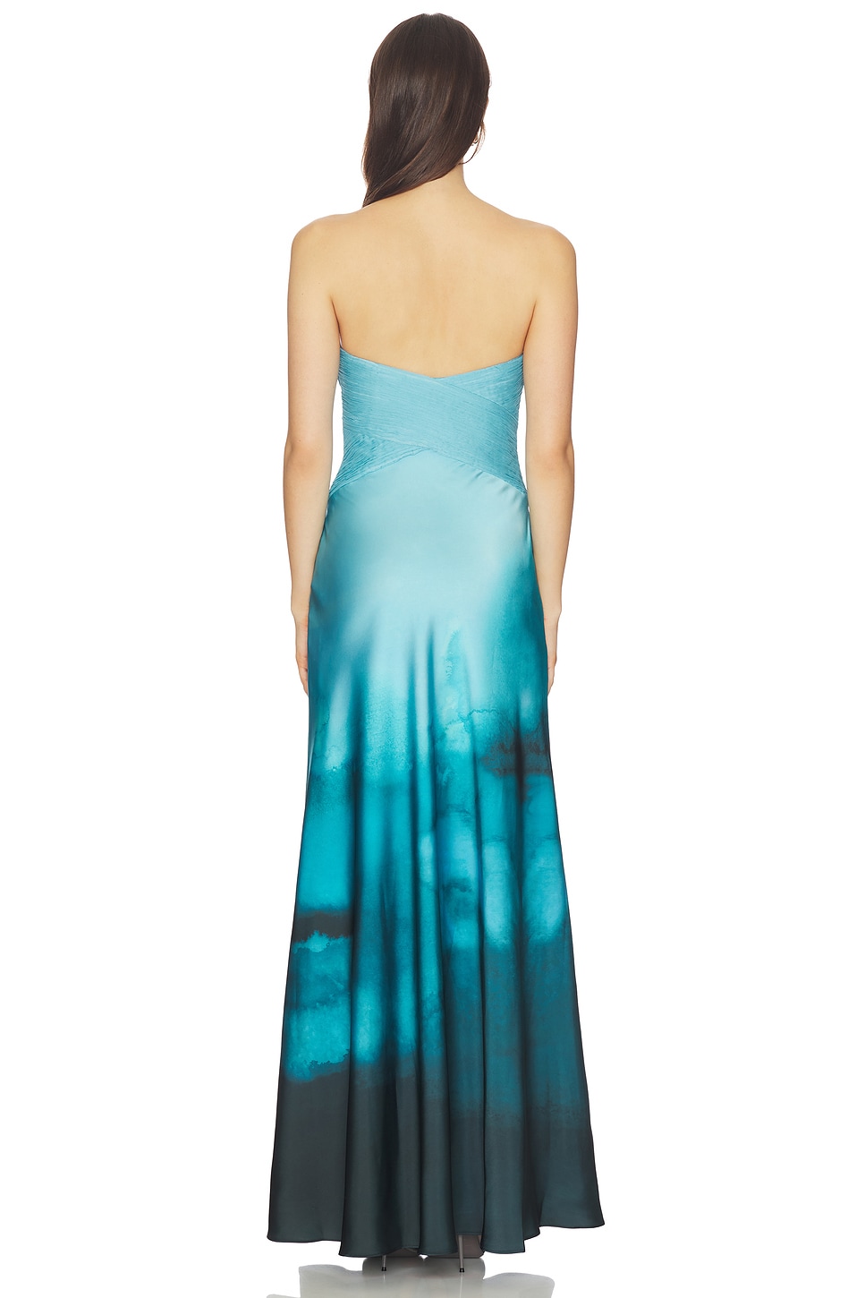 AMUR Cova Printed Gown in River Walk | REVOLVE