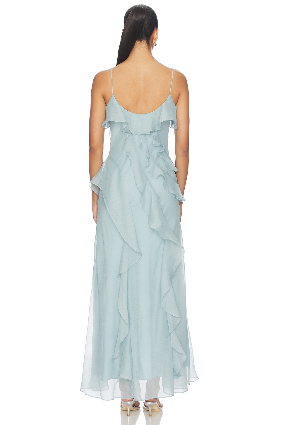 black short dress with thick straps Arabella Ruched Wide Strap Bodycon some color may occur ed7725 Color:Blue & Gold pastel color dress sold
