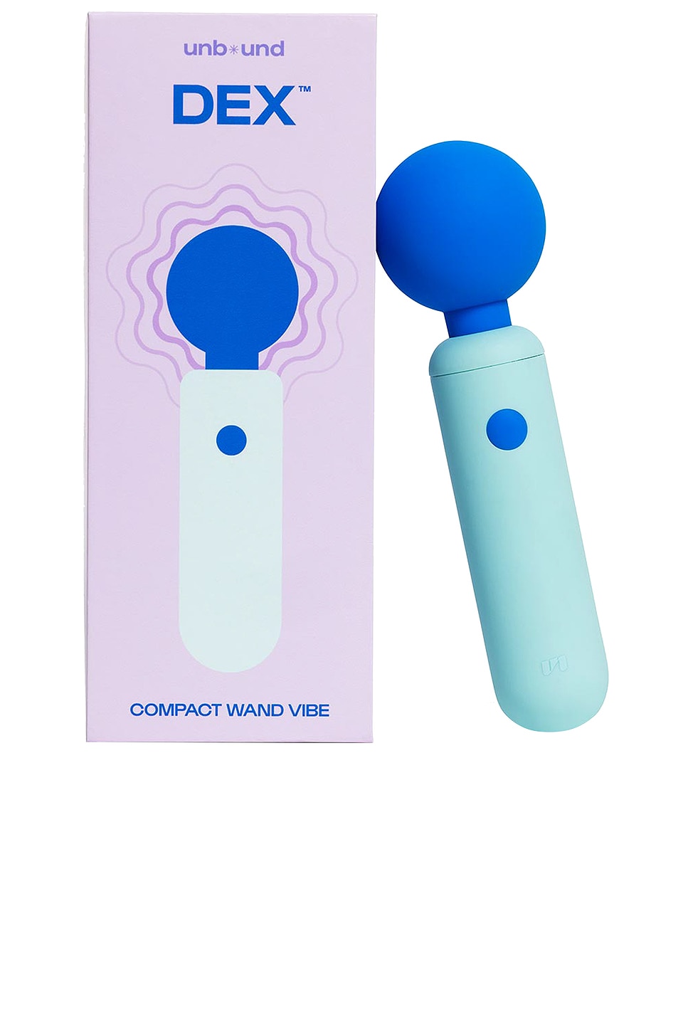 Unbound Dex Compact Wand Vibrator in Cerulean & Aqua | REVOLVE