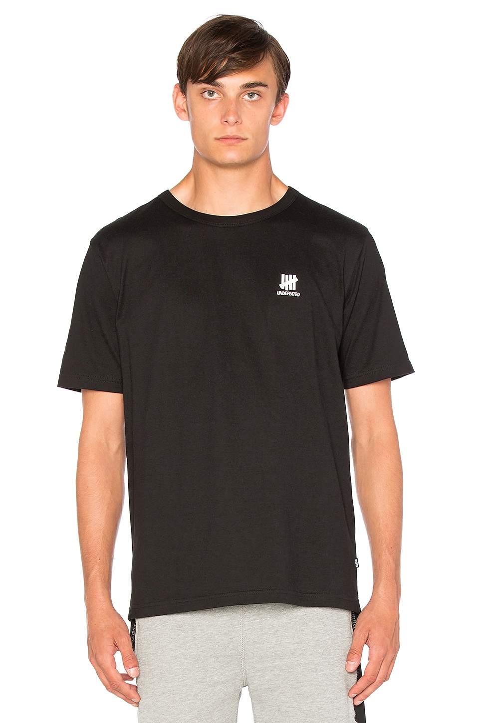 Undefeated UNDFTD Basic Crew in Black REVOLVE