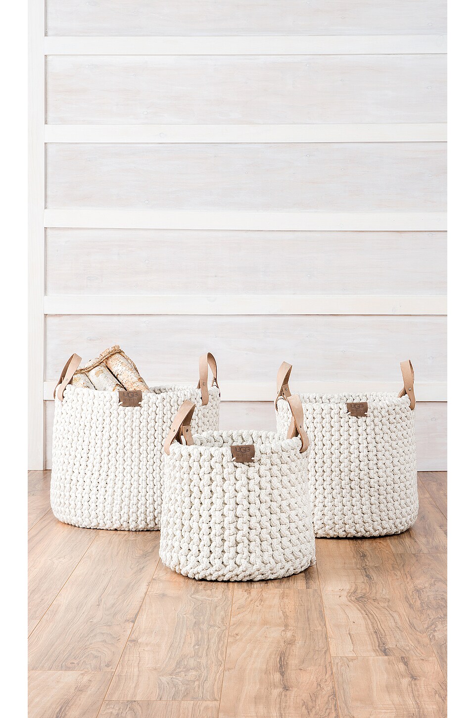 UGG Tulum Rope Medium Basket in White REVOLVE