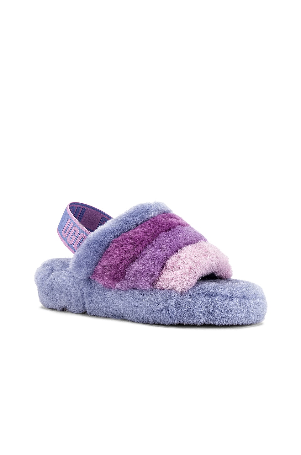 ugg fluff yeah slide cornflower multi