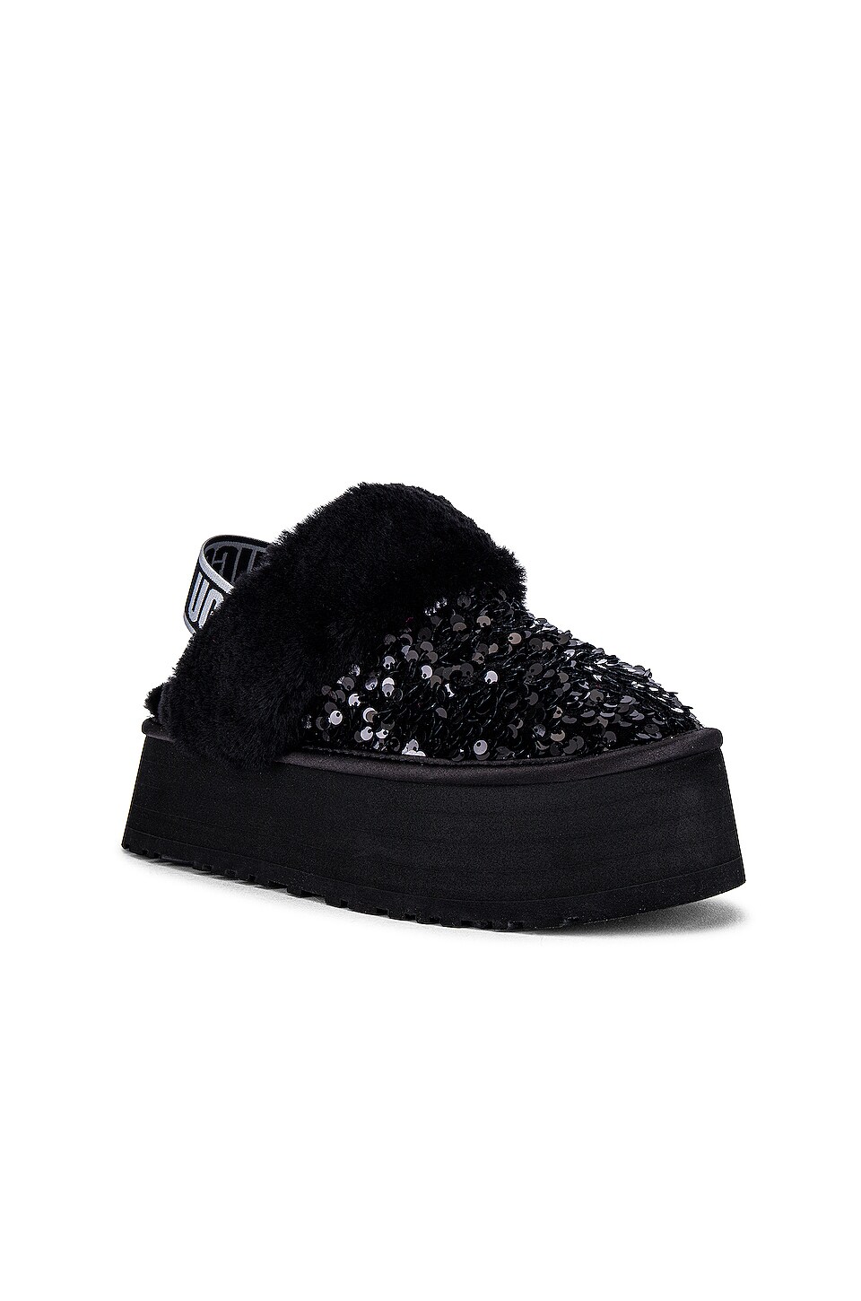 UGG Funkette Chunky Sequin Slipper in Black