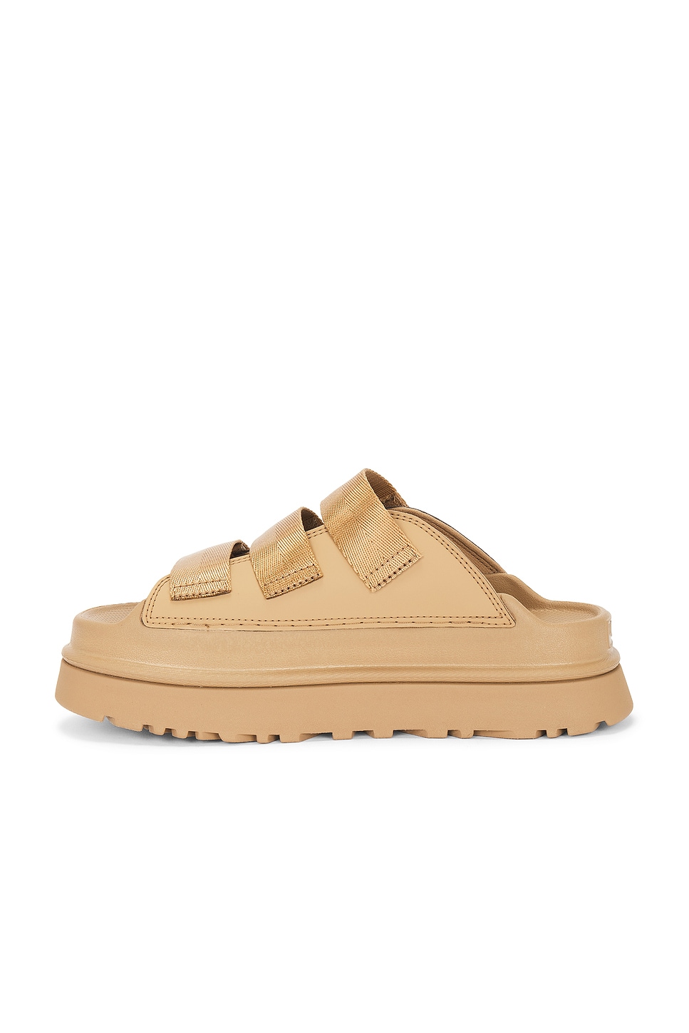サンダル・ミュール UGG Golden Glow Platform Strap Slide Golden Glow Slide Golde UGG® GoldenGlow Slide for Women | UGG®