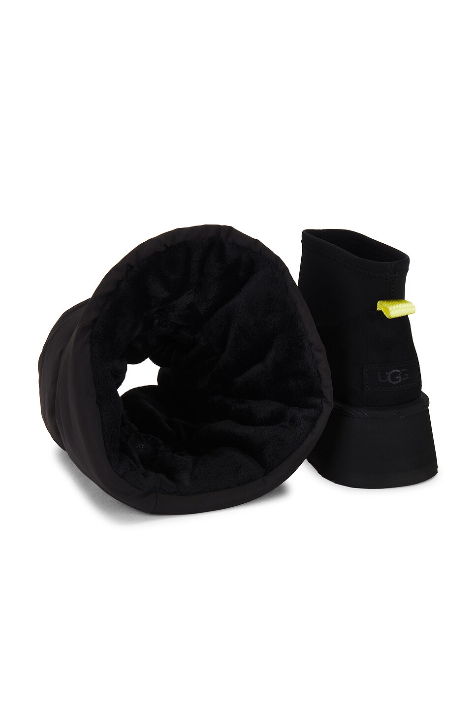 UGG Classic Mini Dipper Puffer Boot in Black | REVOLVE