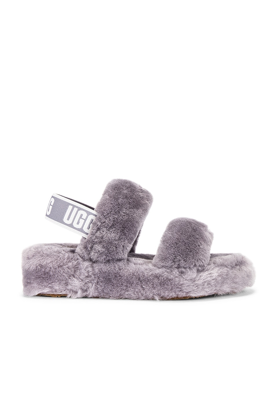 ugg grey oh yeah slippers