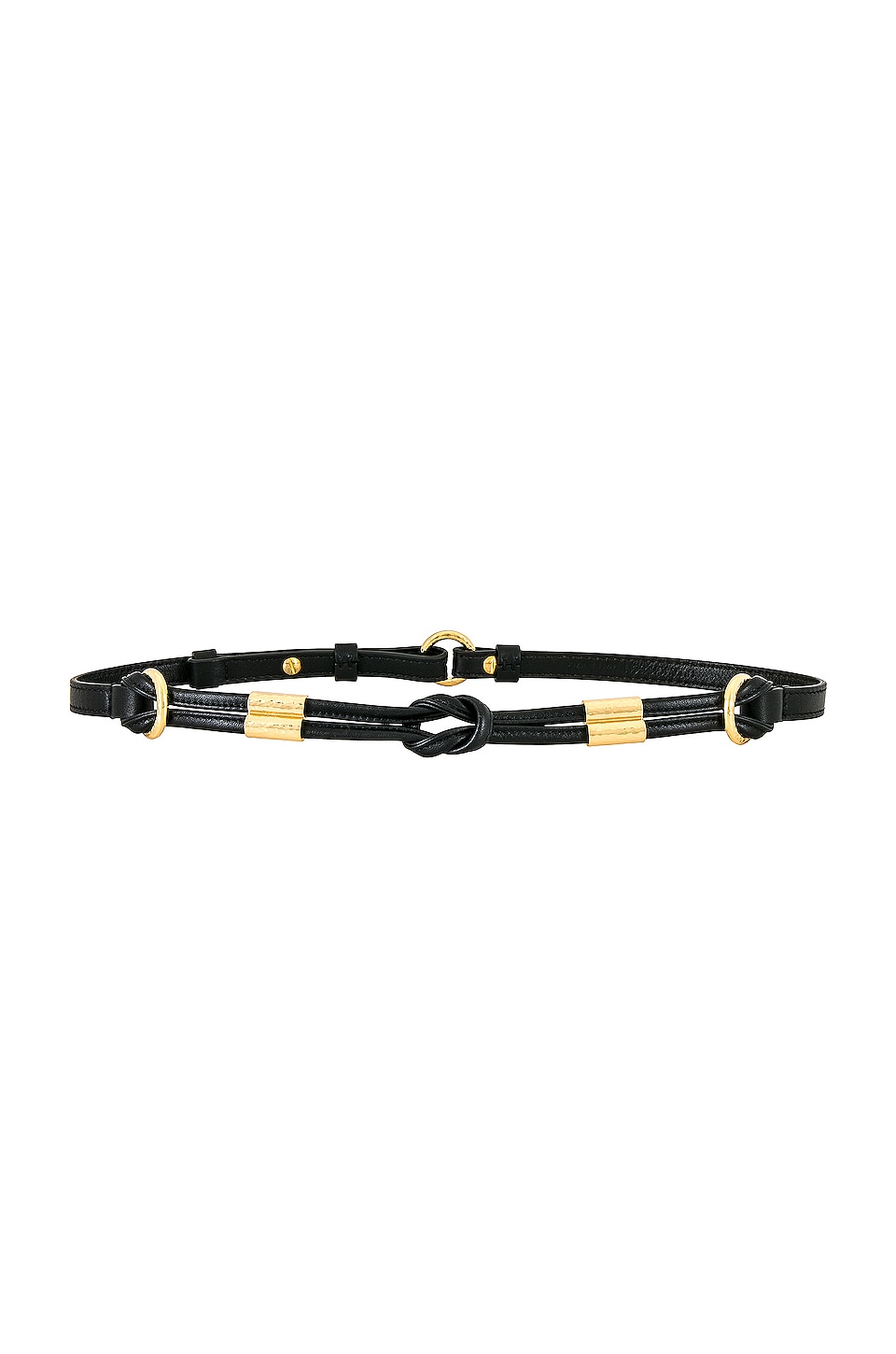 Johnson On A Rope Ulla Johnson Ivy Knotted Rope Belt in Noir | REVOLVE
