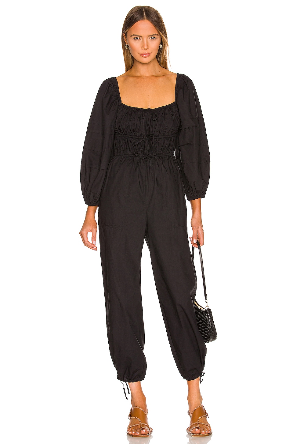 ulla johnson black jumpsuit