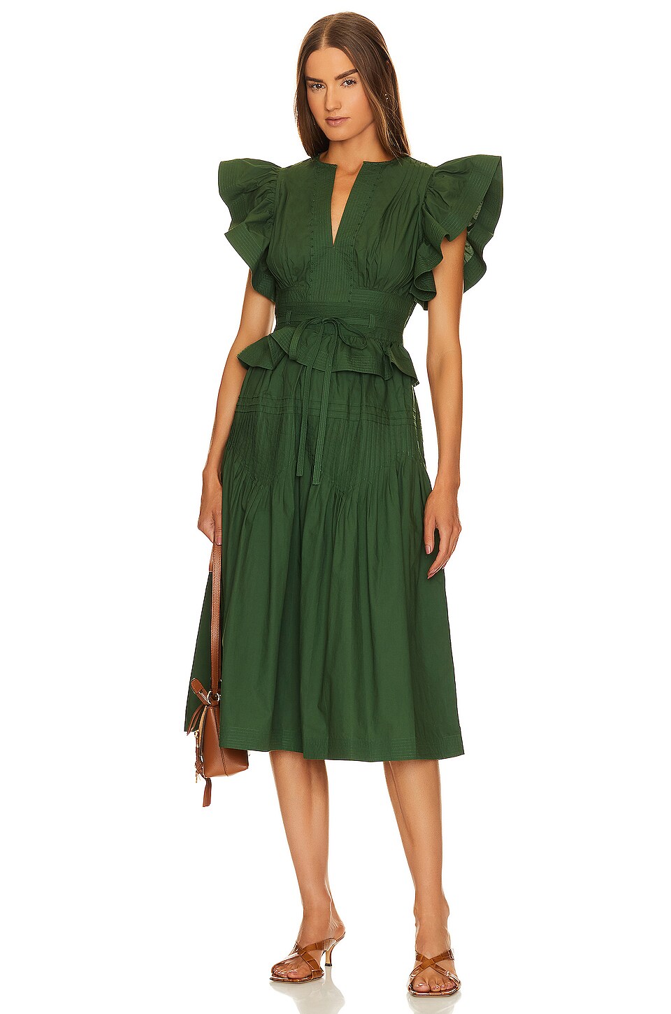 Ulla Johnson Florence Dress in Juniper | REVOLVE