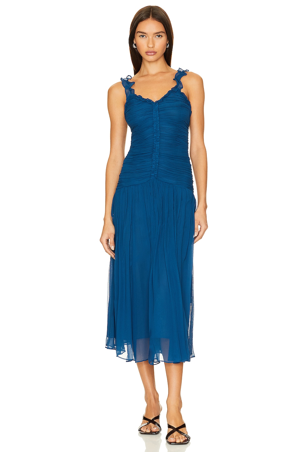 Ulla Johnson Rosaria Dress in Sapphire | REVOLVE