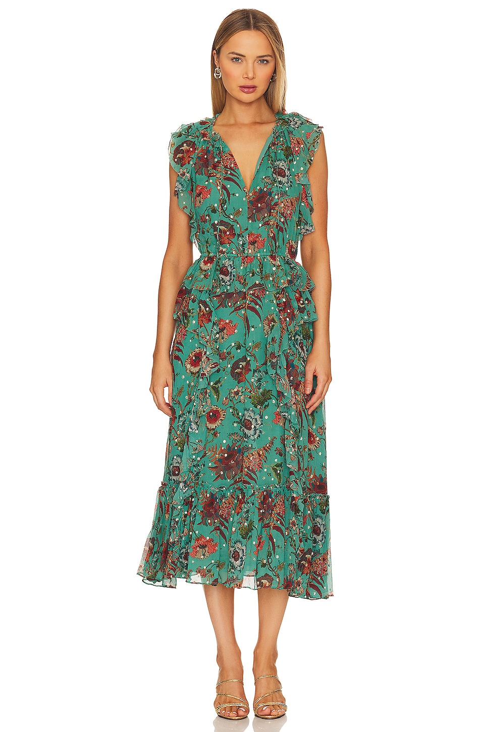 Ulla Johnson Adrienne Dress in Garden Bloom | REVOLVE