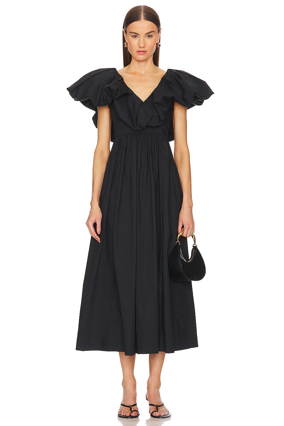 Ulla Johnson Francesca Dress in Noir | REVOLVE