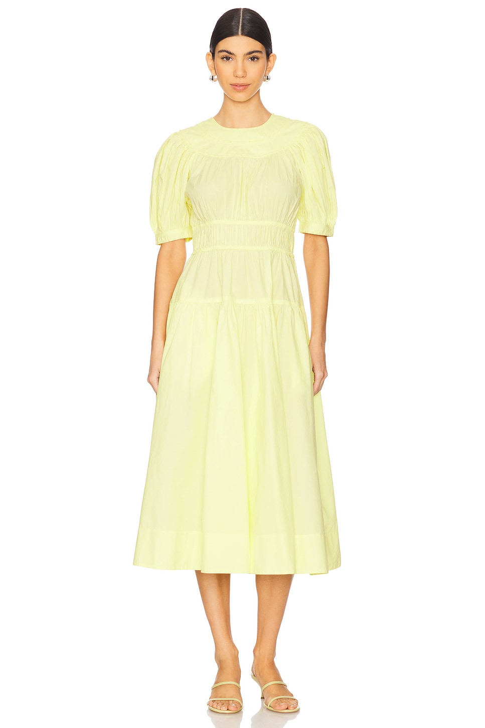 Ulla Johnson Marte Dress in Citron | REVOLVE 