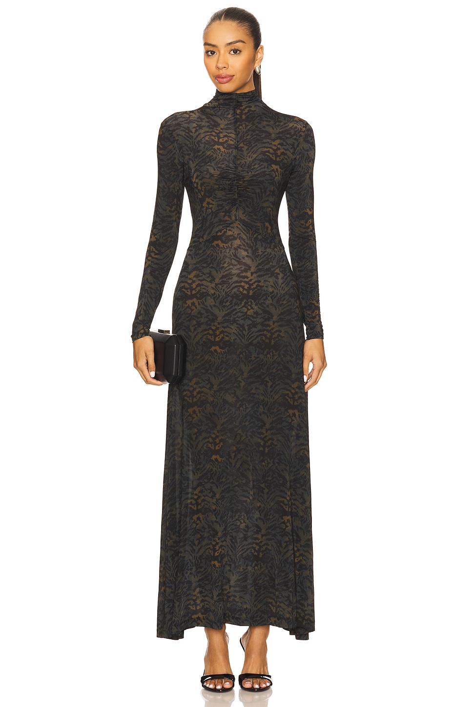 Koa Jersey Turtleneck Dress