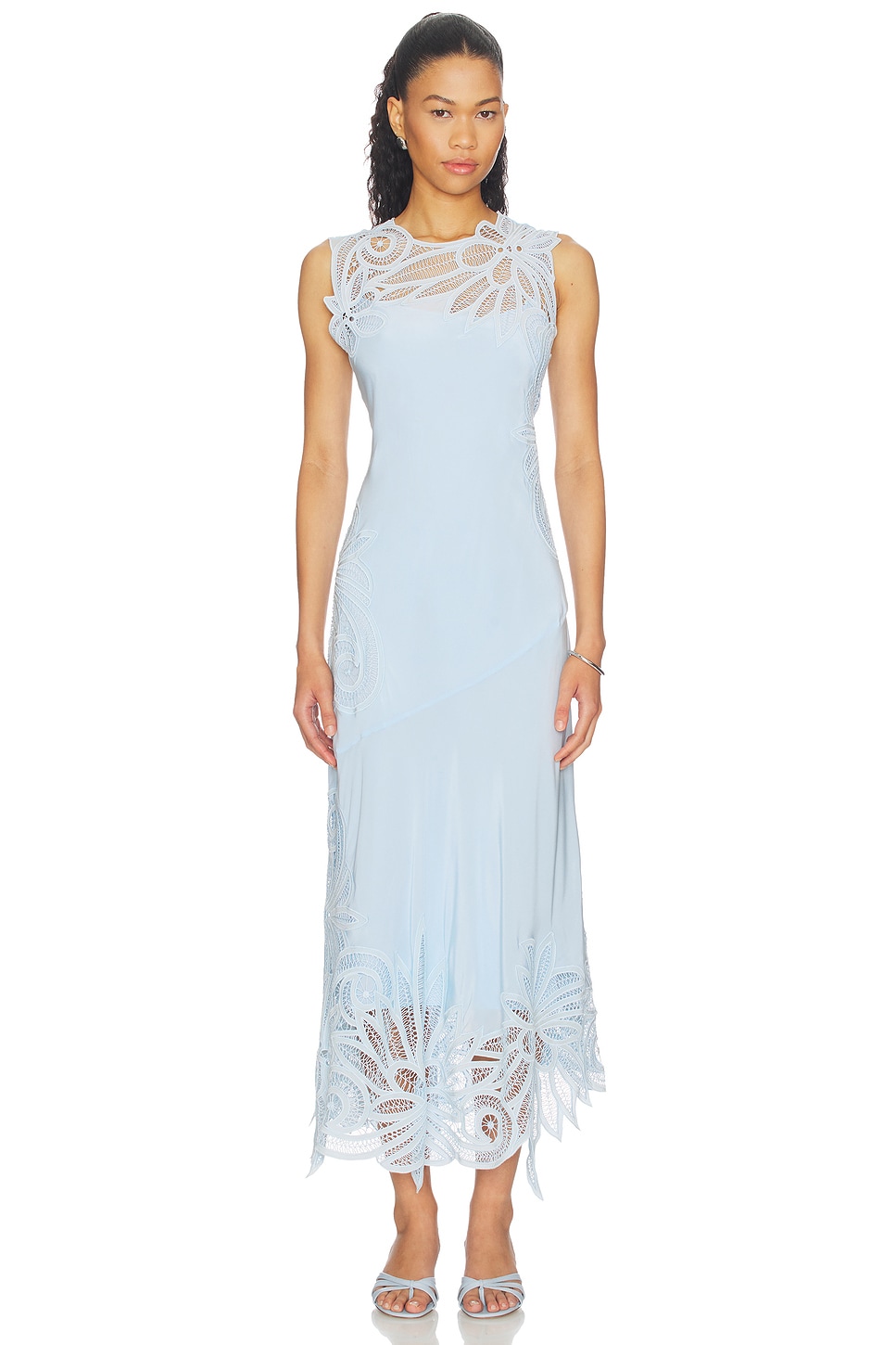 ulla johnson formal dress Demetria Taffeta Dress - Light Gold Sleeveless Ruched Midi Dress