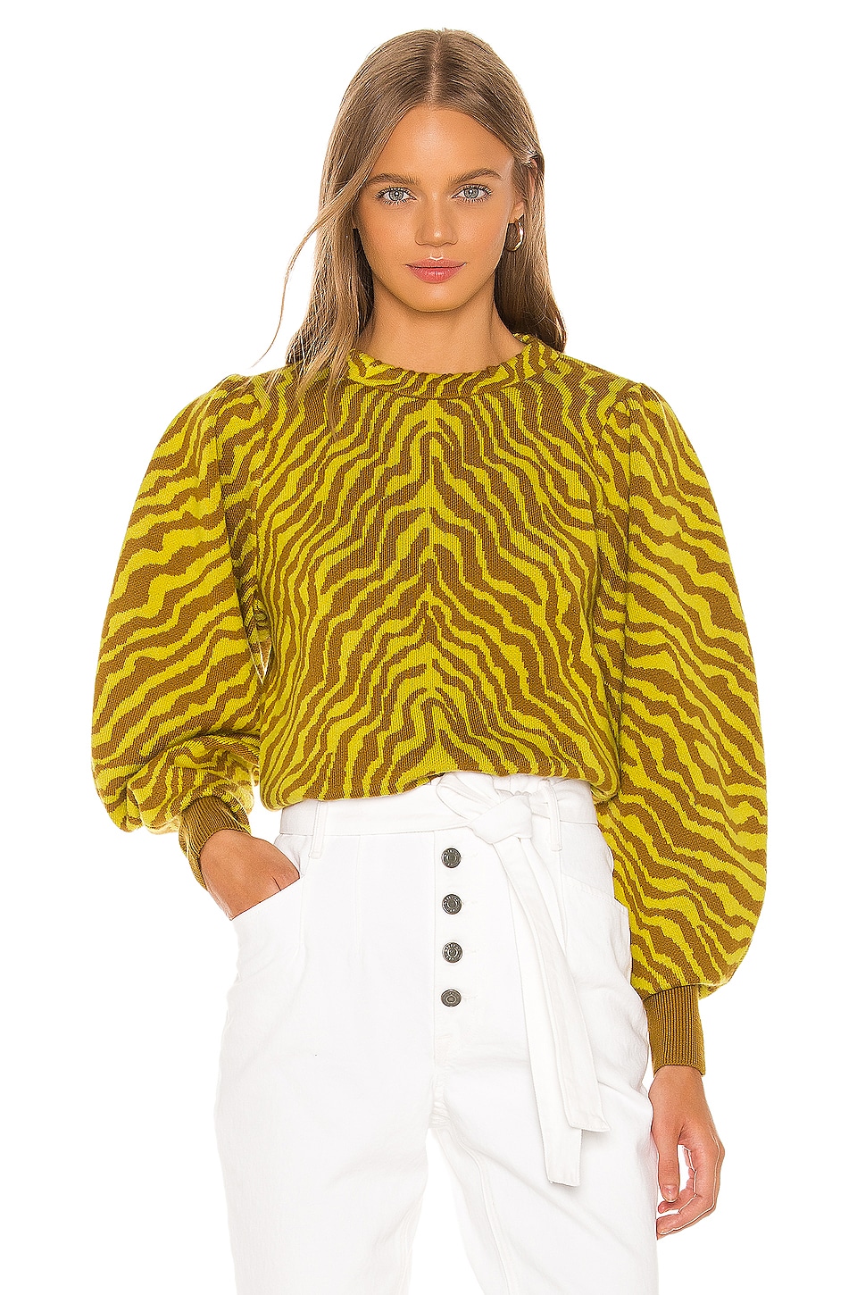 Ulla Johnson Massey Pullover in Citrine 