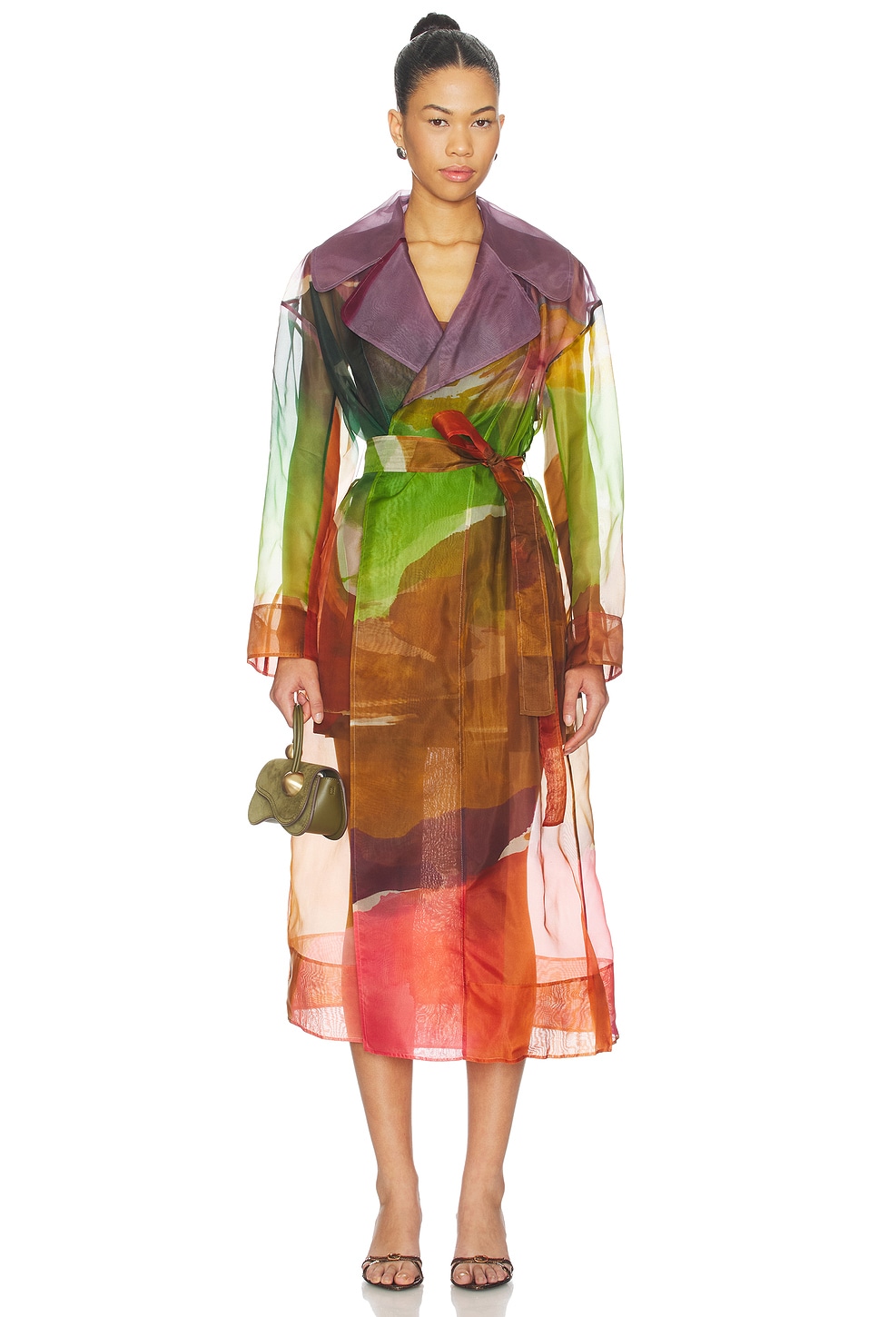 Ulla Johnson Novalie Organza Trench Coat