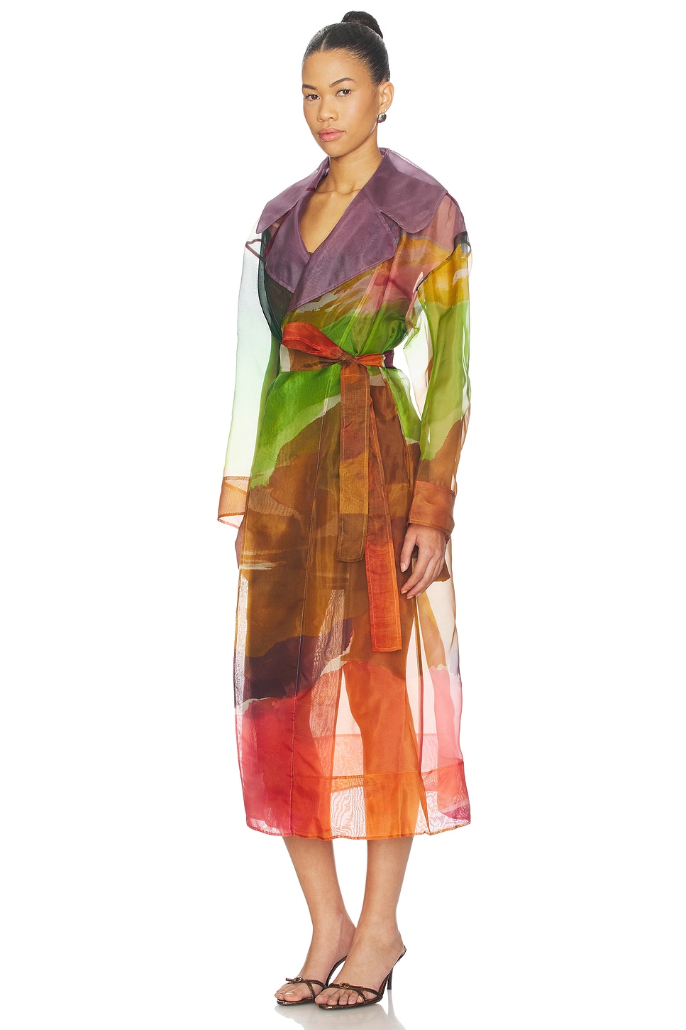 Ulla Johnson Novalie Organza Trench Coat thumbnail