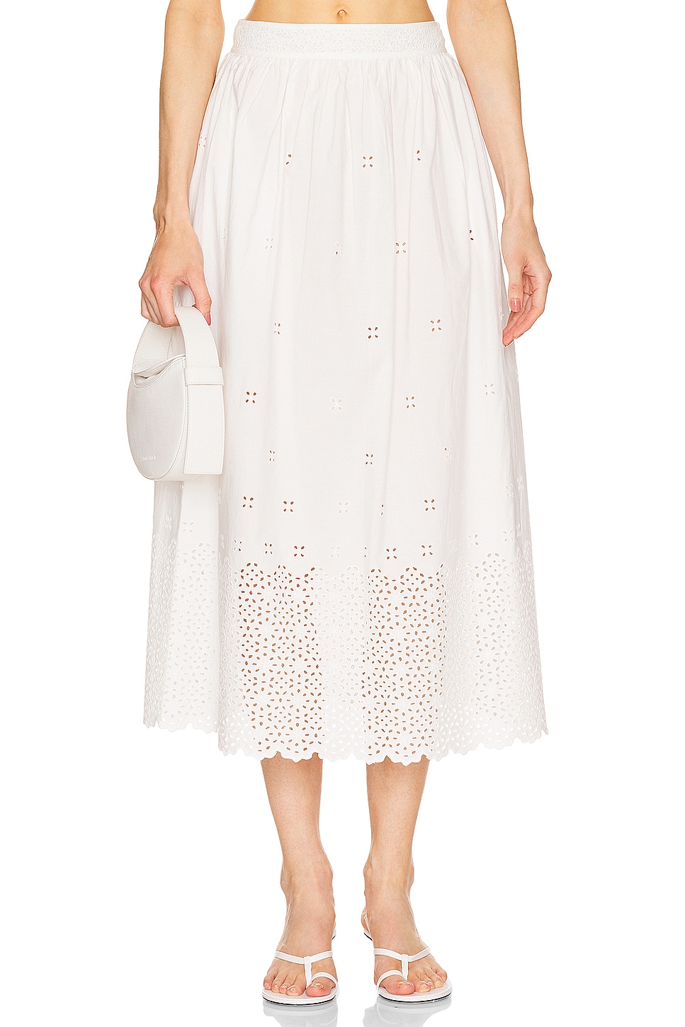 Ulla Johnson Marisol Skirt in Cowrie | REVOLVE