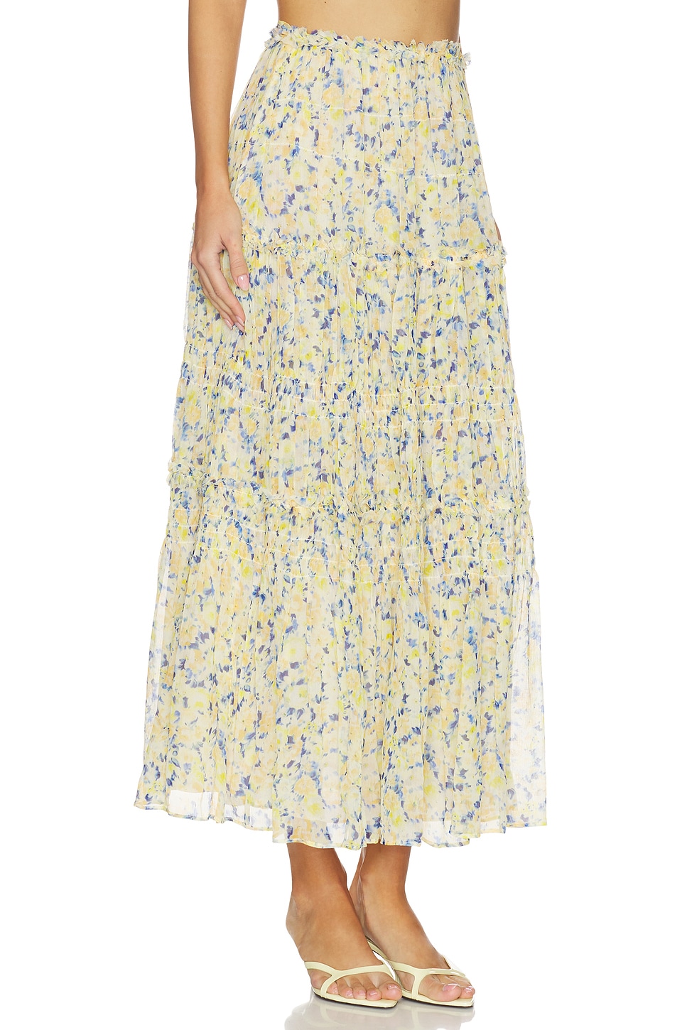 Virginie Silk Skirt - thumbnail 3