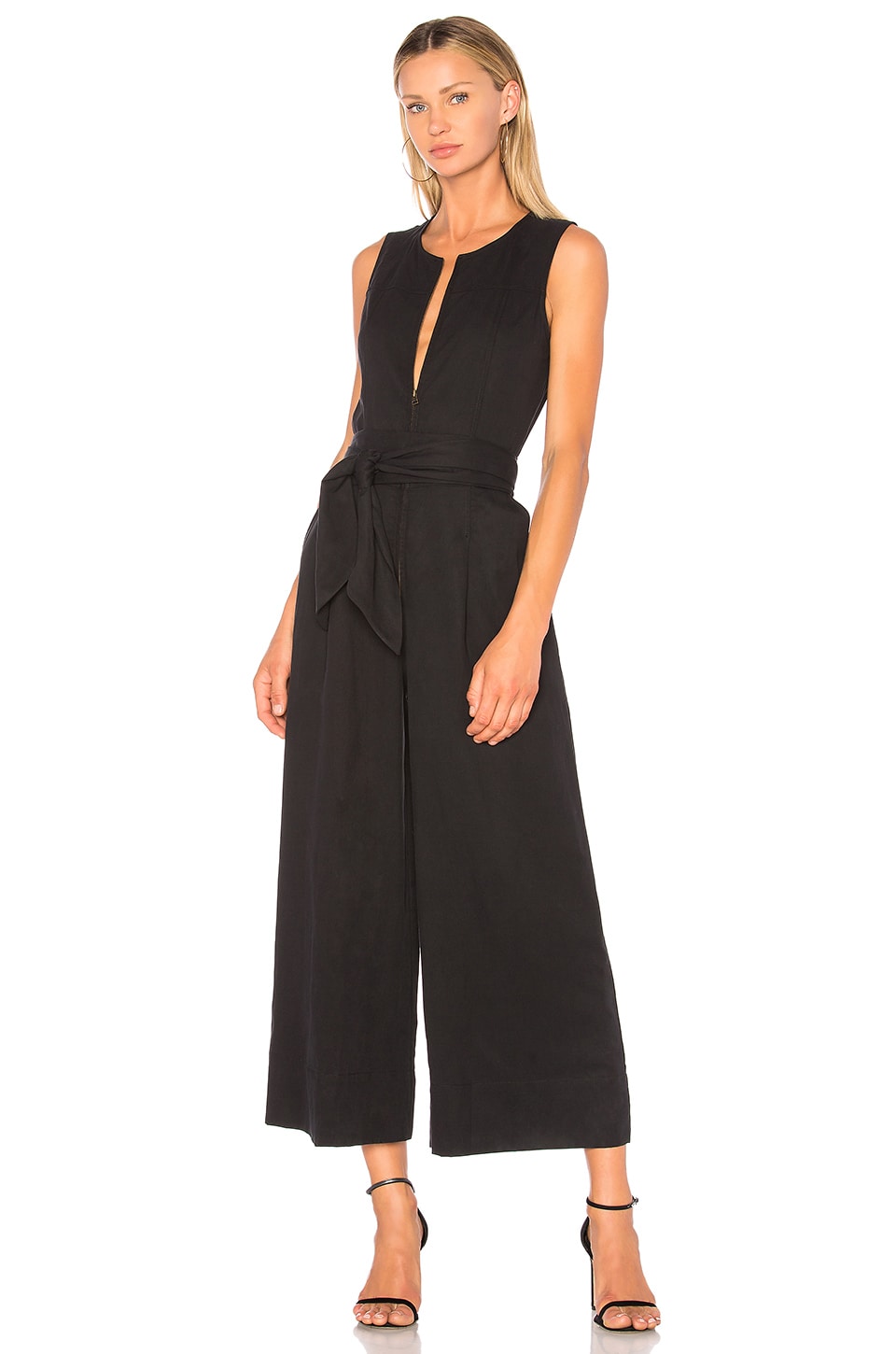 ulla johnson black jumpsuit