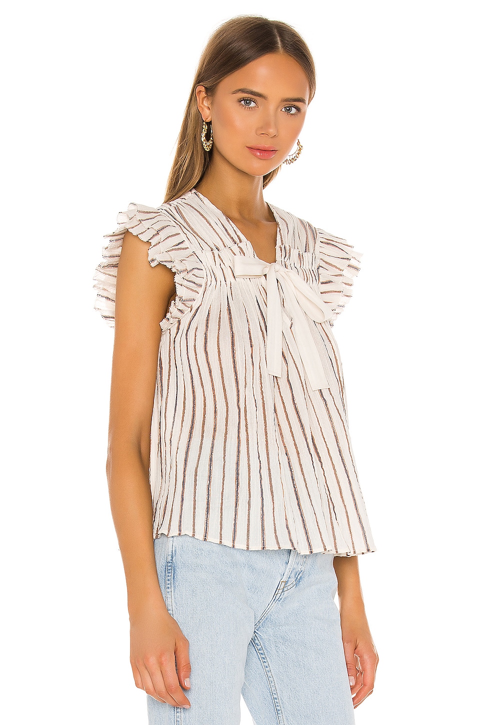 Ulla Johnson Bria Top in Cream | REVOLVE