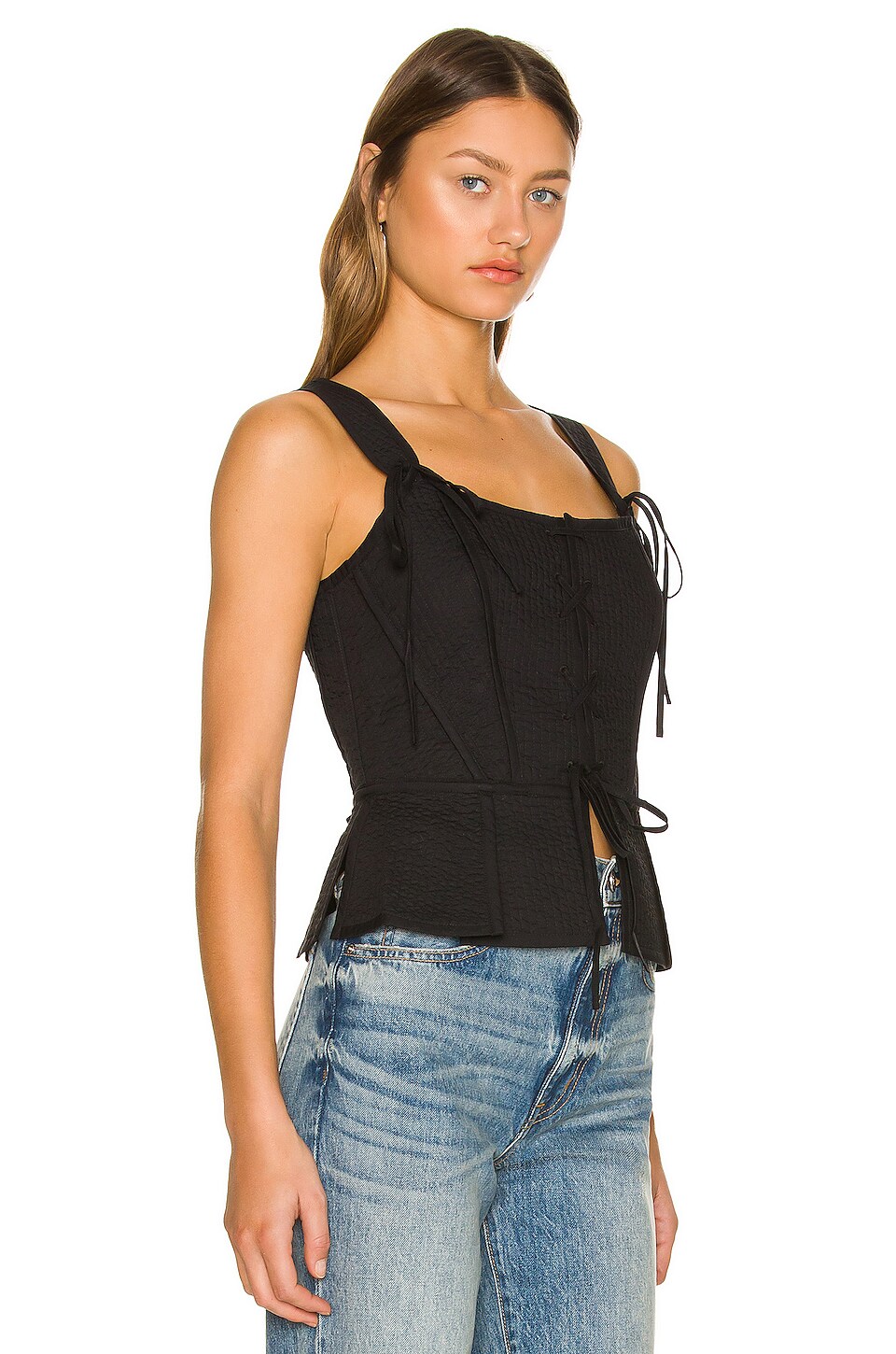 Ulla Johnson Luz Top in Raven