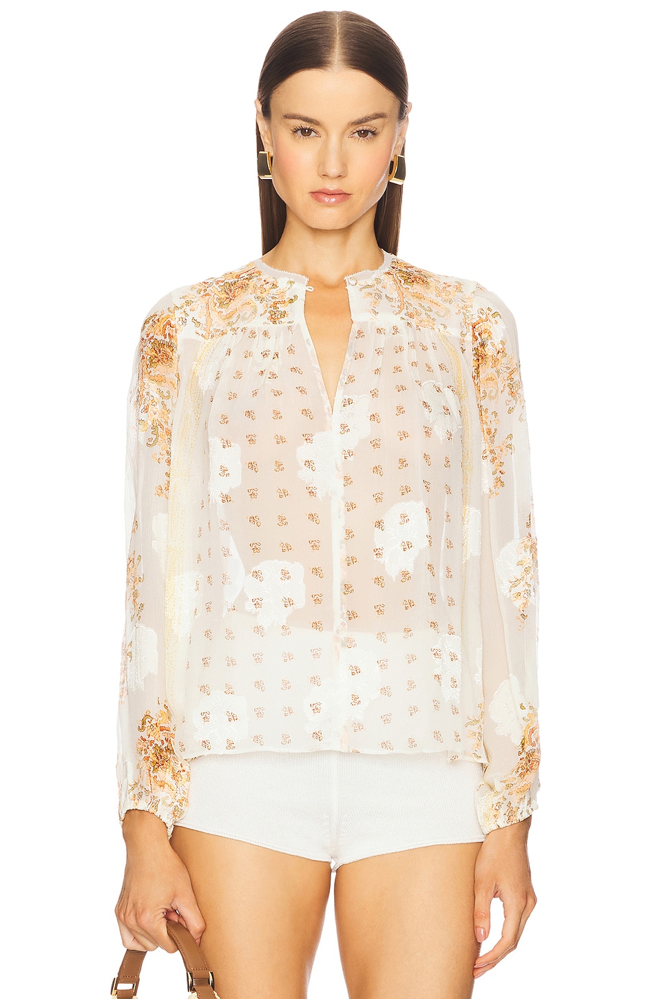 Ulla Johnson Aster Long Sleeve Blouse
