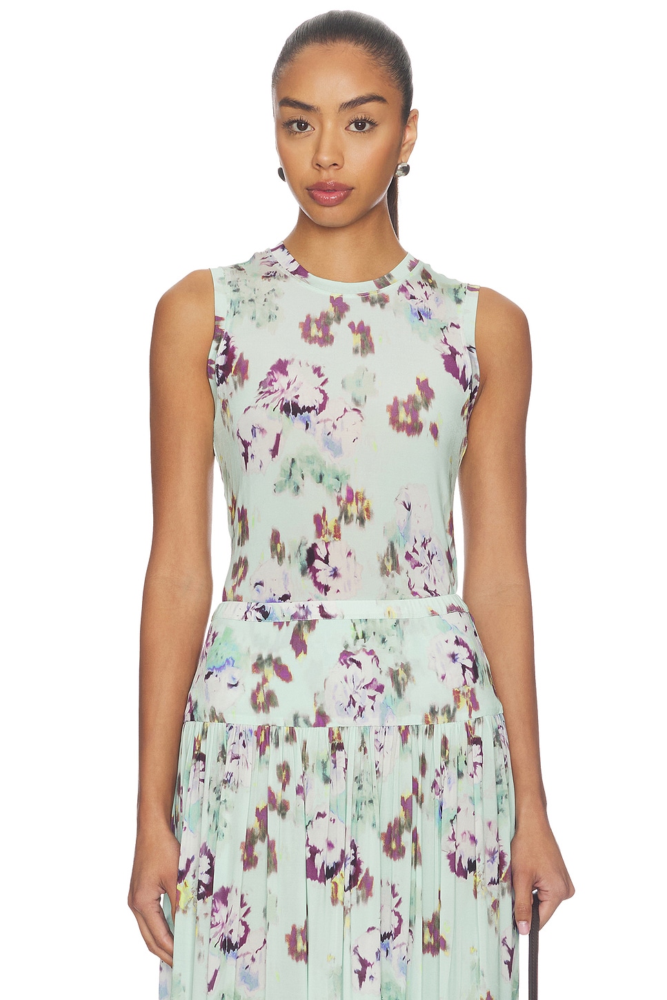 Ines Sleeveless Jersey Top - thumbnail 2