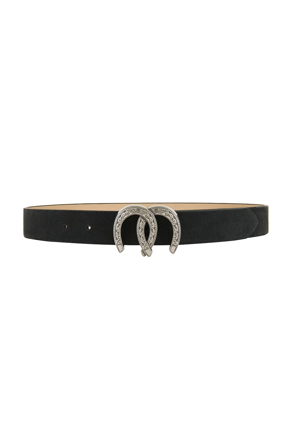 Understated Leather — ПОЯС HORSESHOE · Black Silver