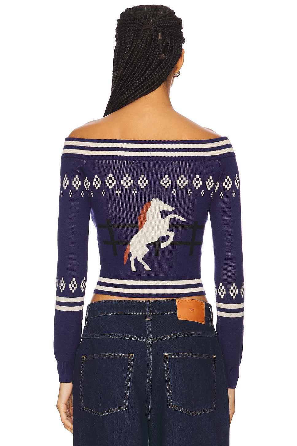 Understated Leather Horse Girl Cardigan