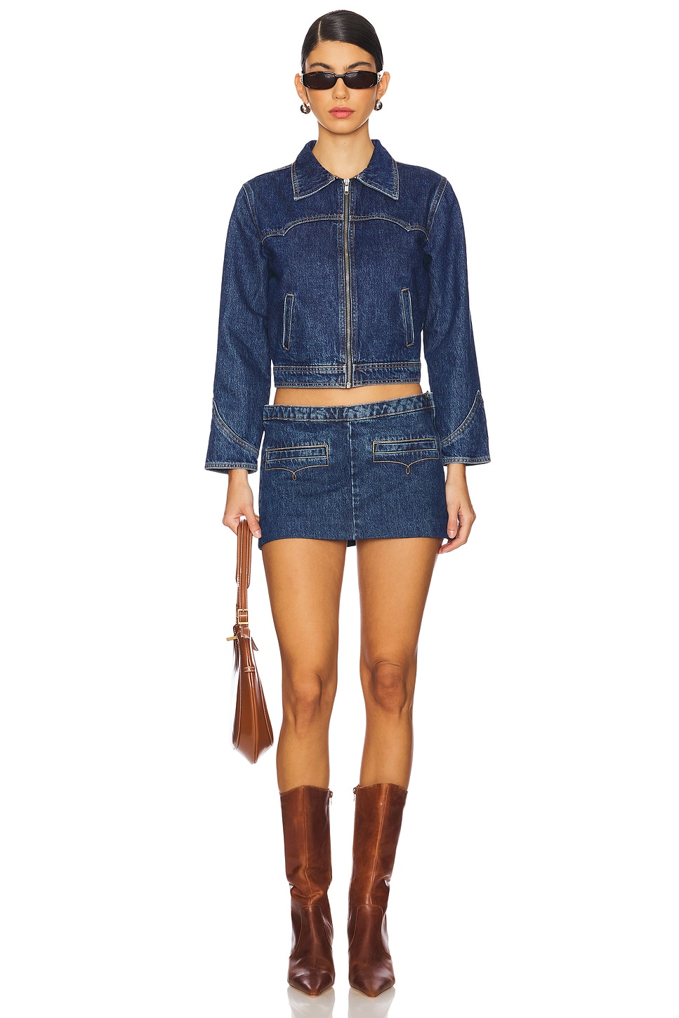 Understated Leather Bandit Micro Mini Skirt