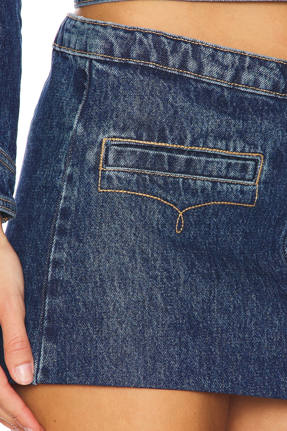 Understated Leather Bandit Micro Mini Skirt