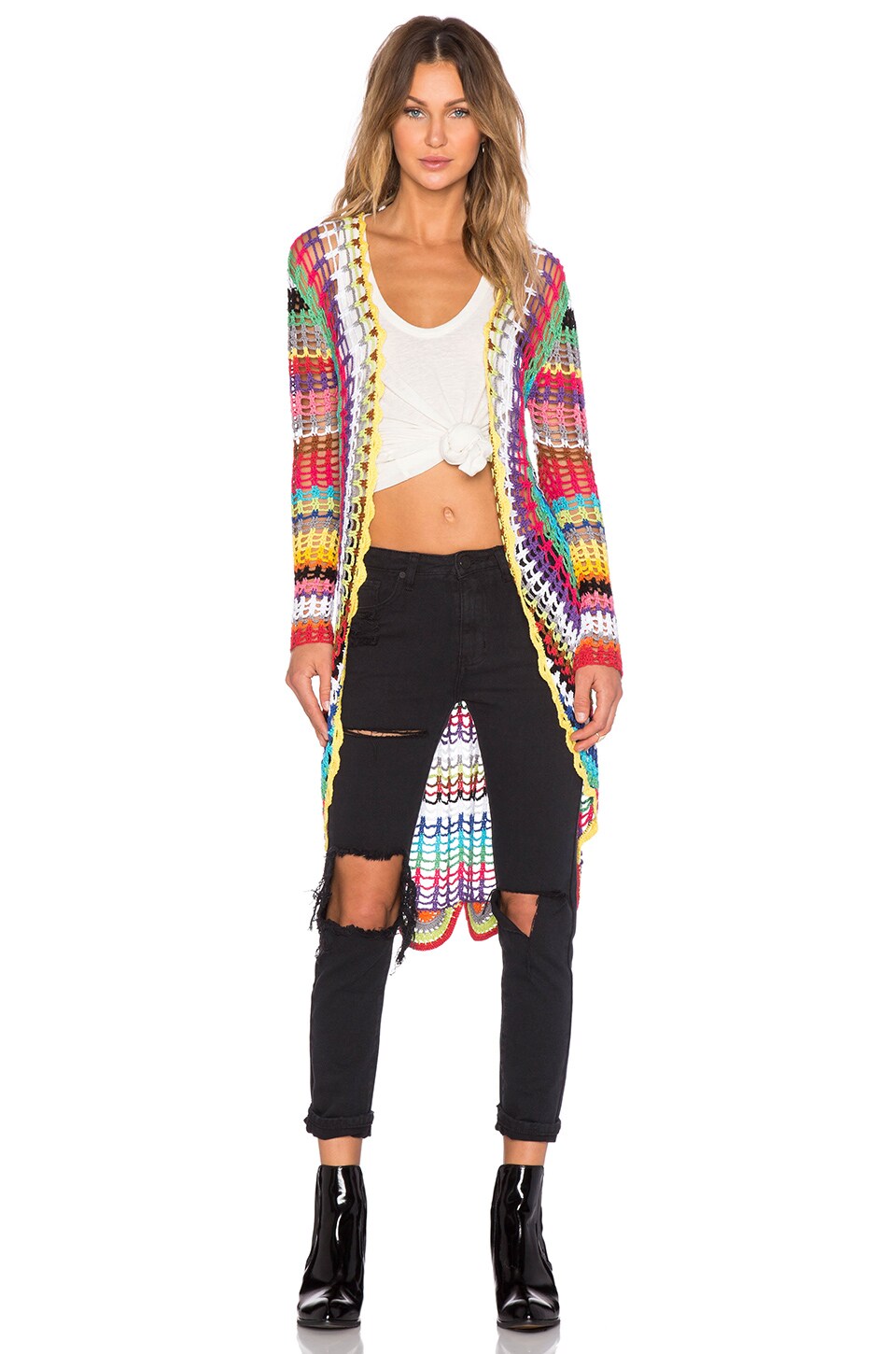 UNIF Mandala Cardigan in Multi | REVOLVE