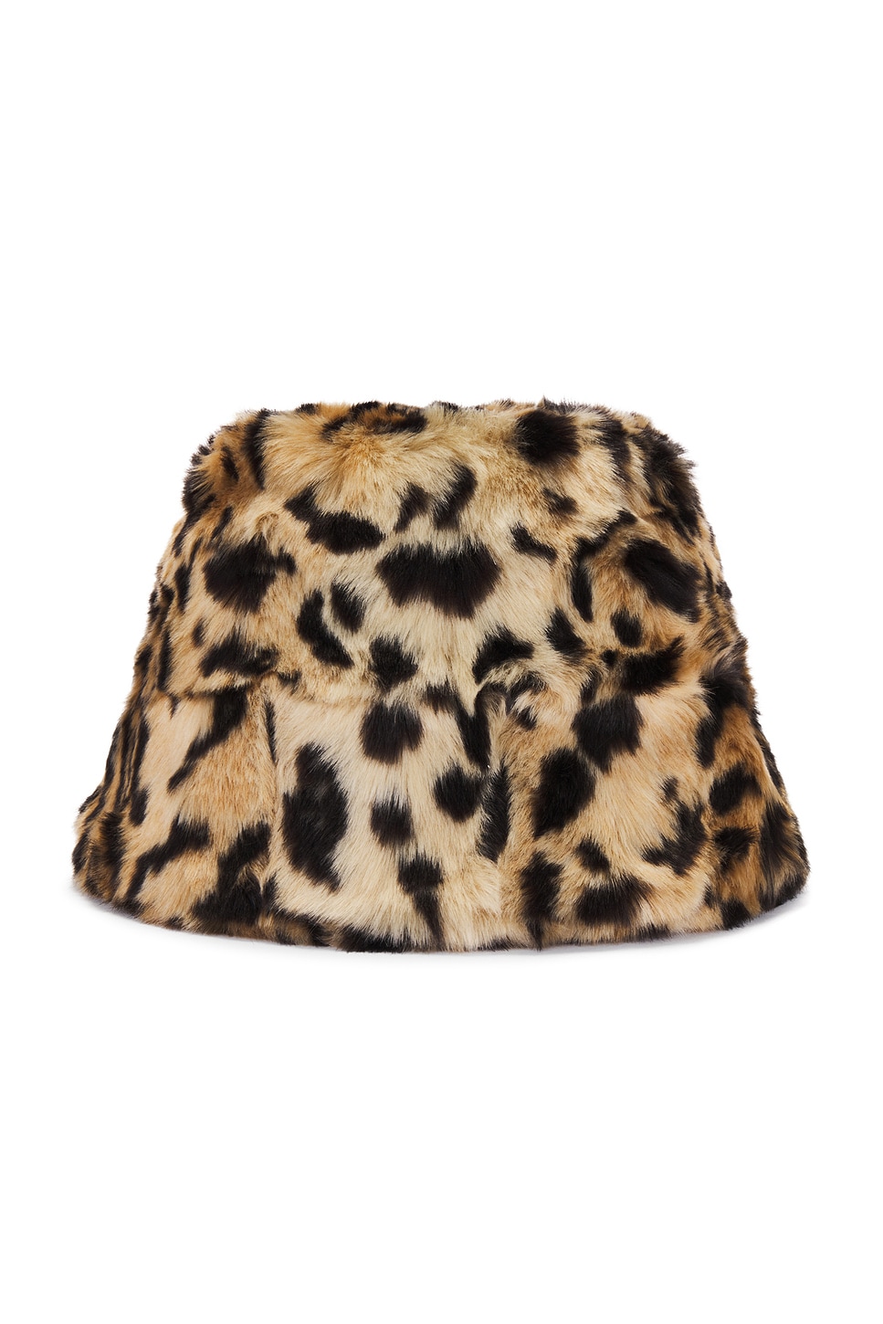 Unreal Fur Yeoman Bucket Hat in Light Leopard | REVOLVE display picture 3