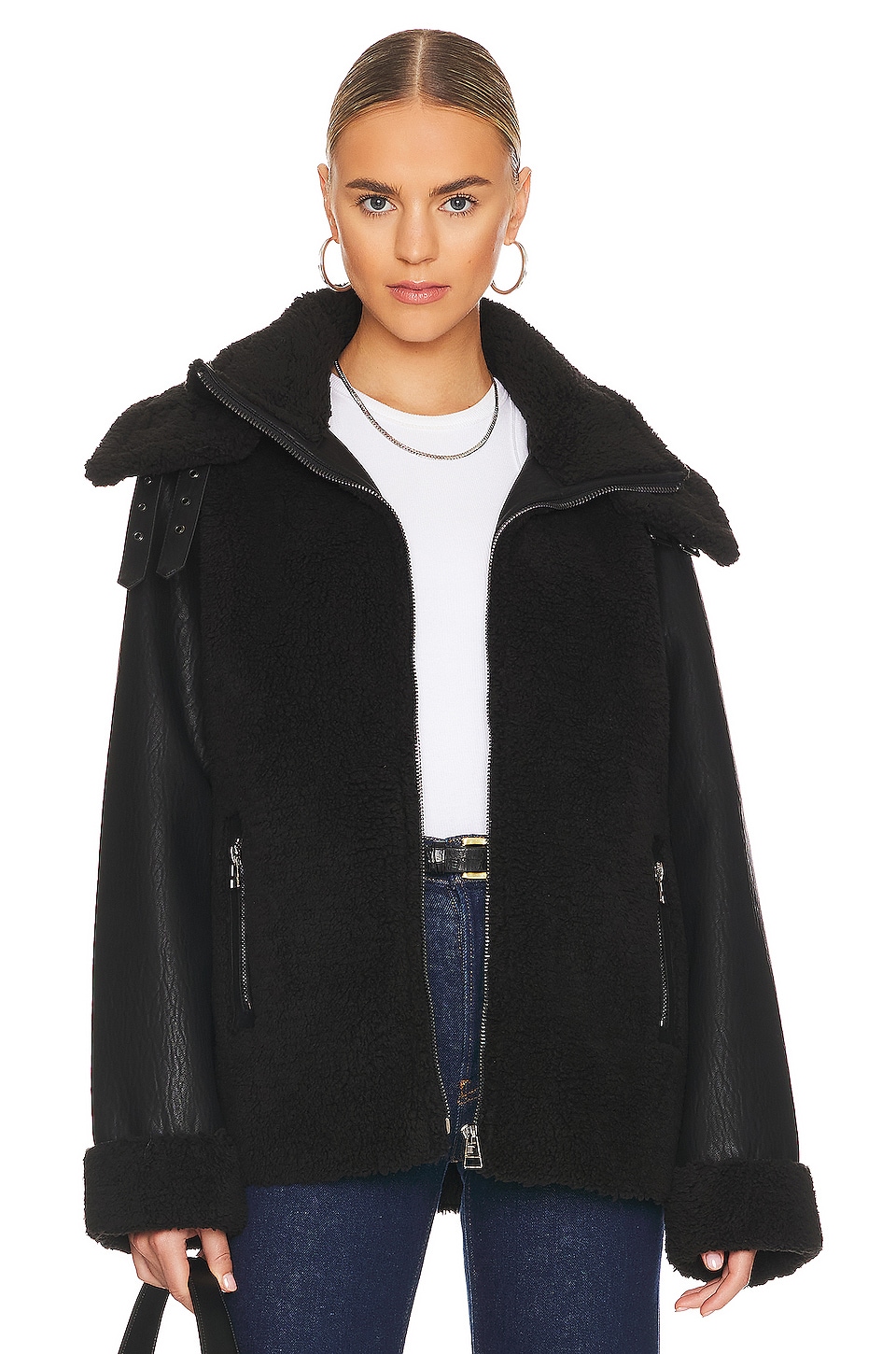 Unreal Fur Symbiosis Faux Fur Jacket in Black | REVOLVE