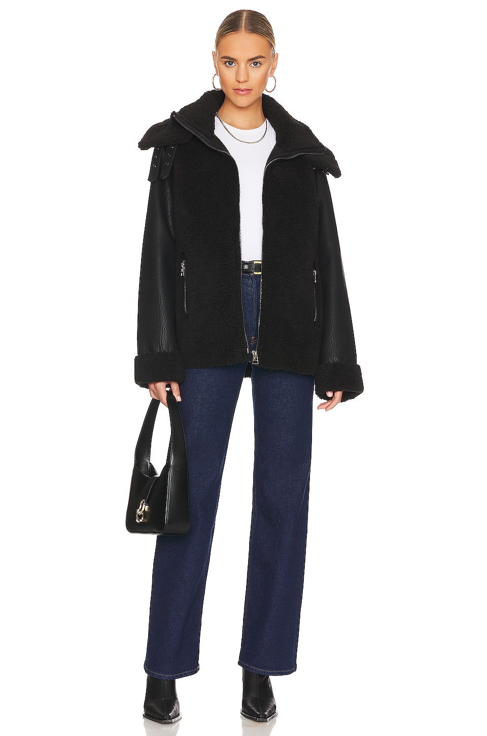 Symbiosis Faux Fur Jacket