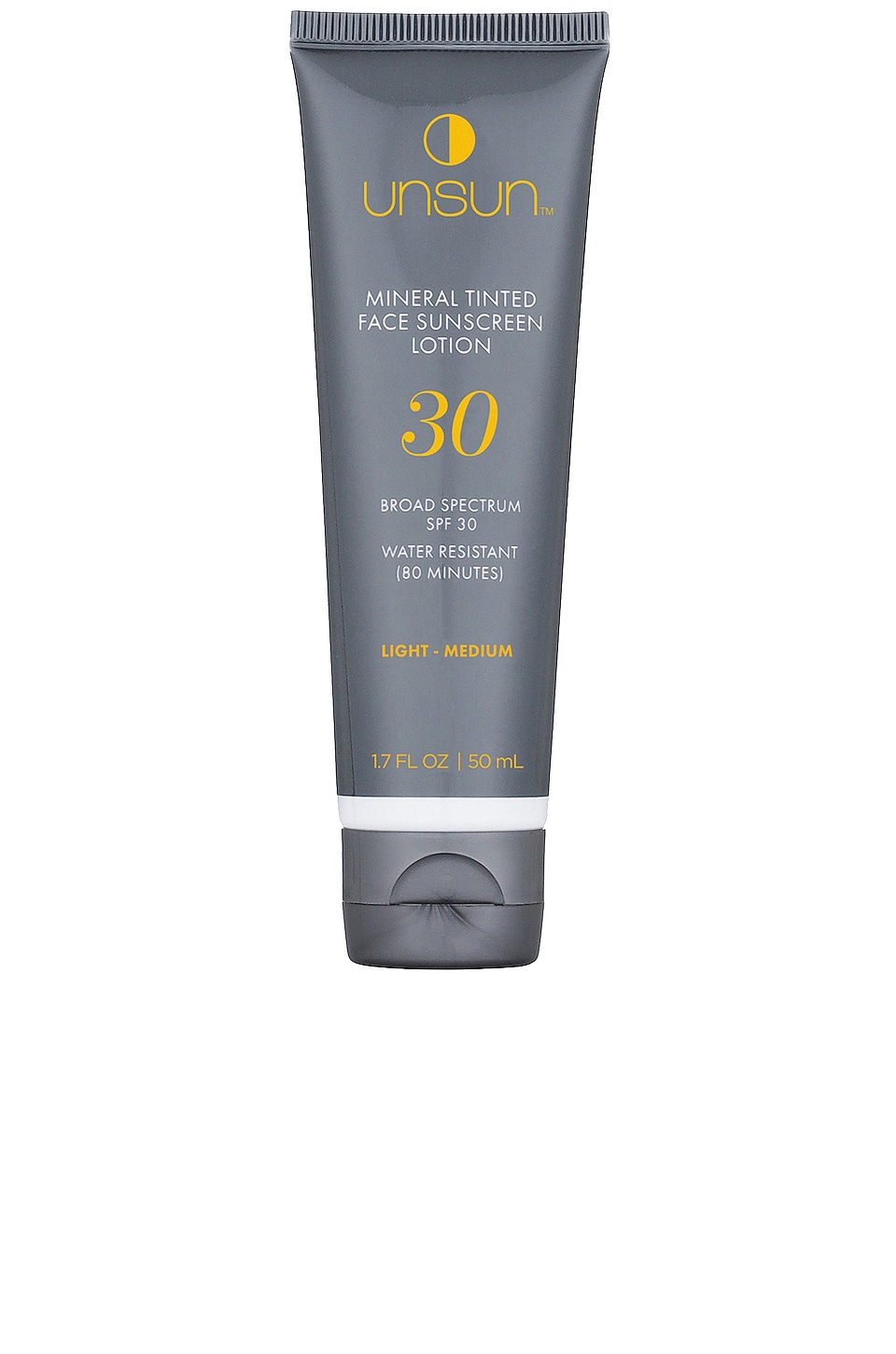Unsun Cosmetics Mineral Tinted Face Sunscreen Lotion SPF 30