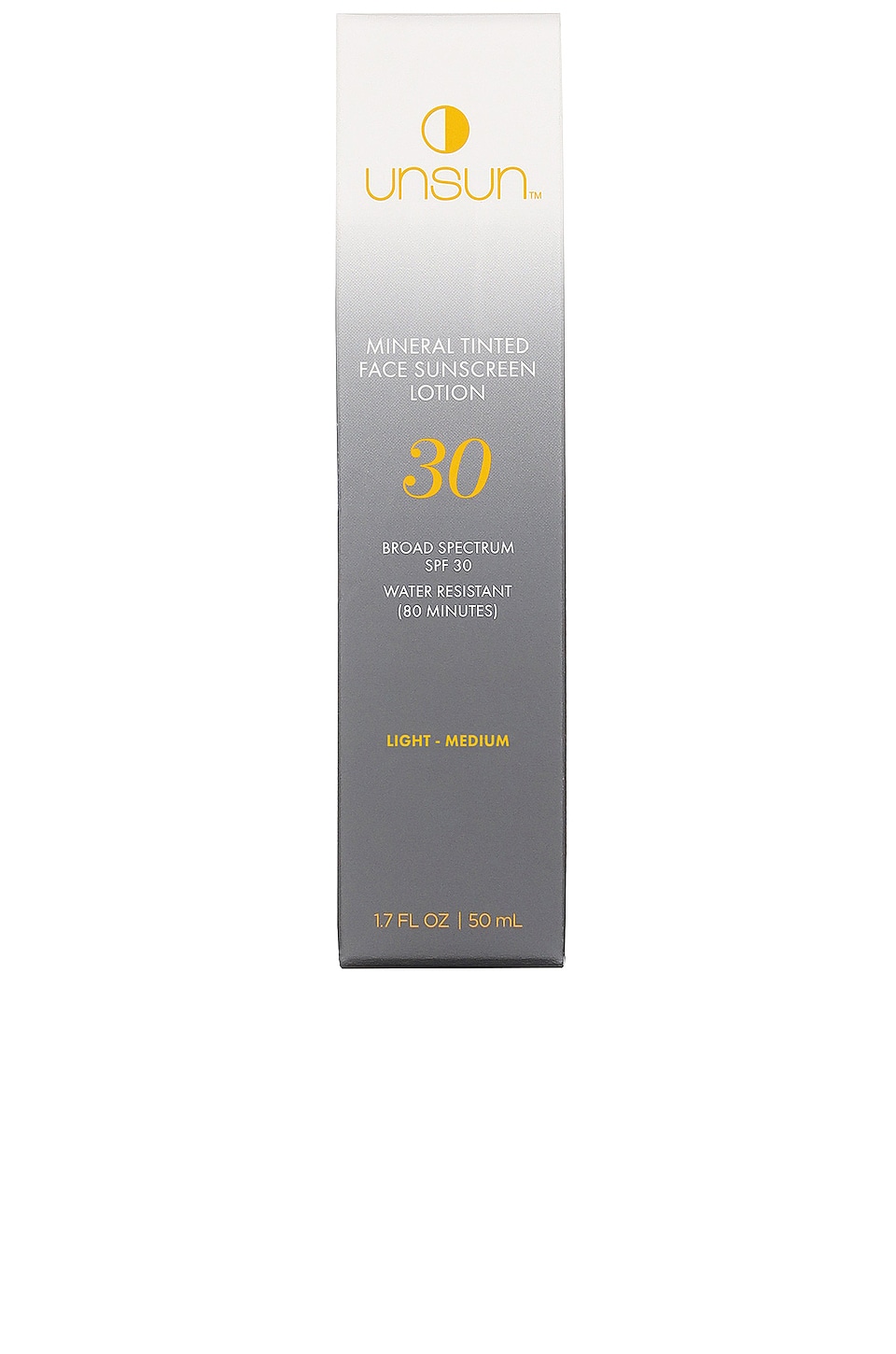 UnSun Cosmetics Mineral Tinted Face Sunscreen SPF 30 in Light/Medium REVOLVE