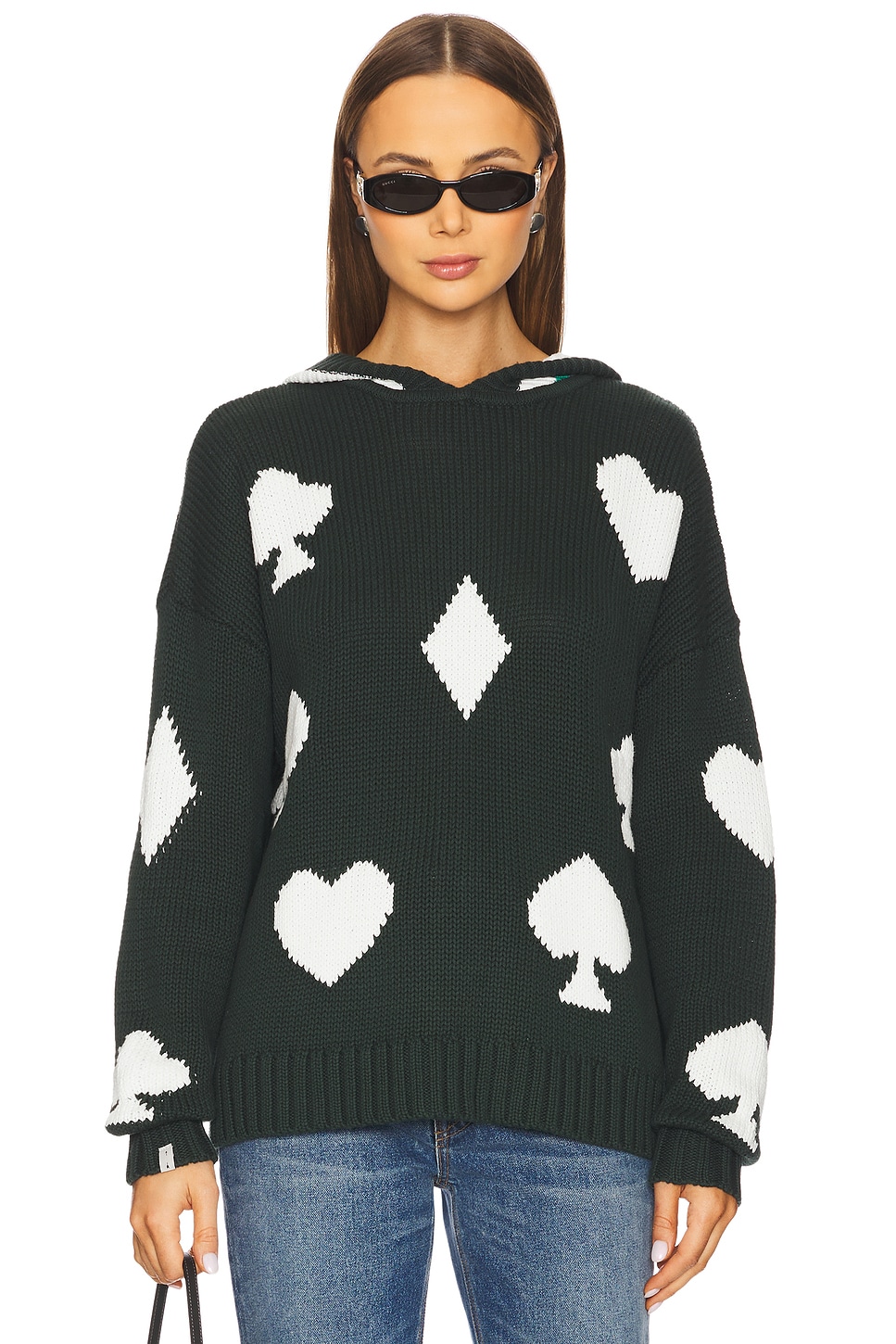 Ace Of Hearts Abbey Knit Hoodie