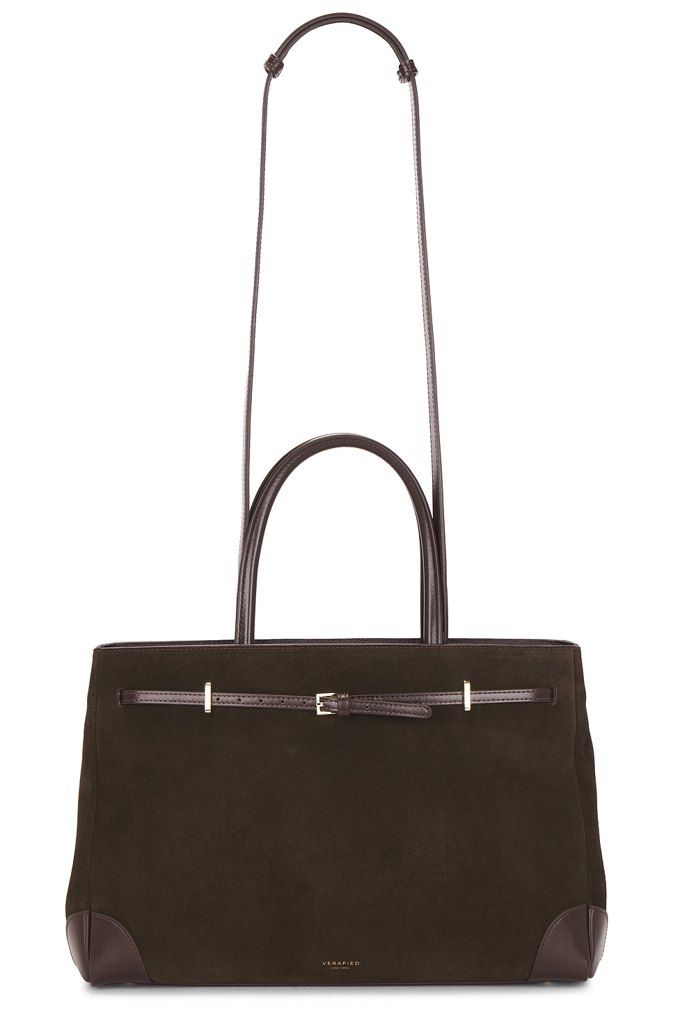 Suede Book Tote Bag